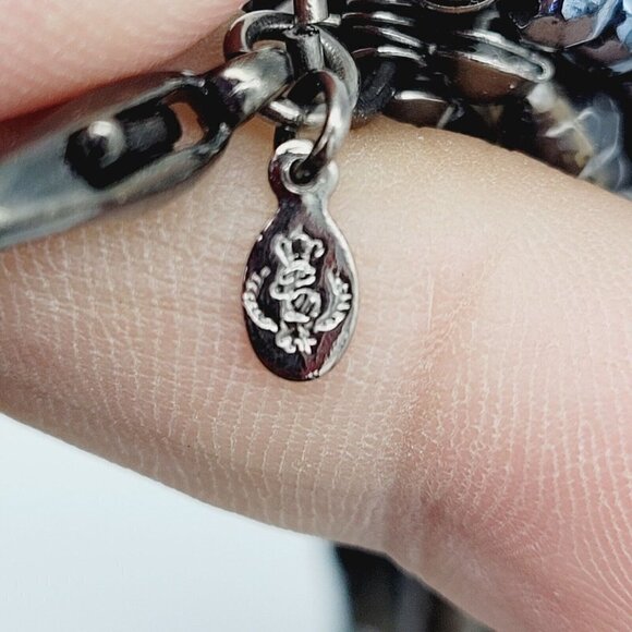 Premier Designs Natural Beauty  Multi Strand Necklace 17" - 21"  Browns & Grays - Picture 5 of 8